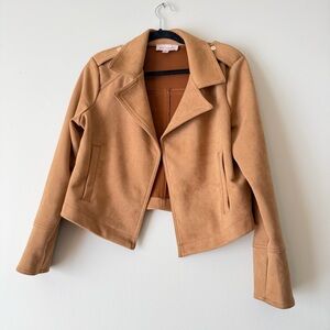 Tan Suede Women's Jacket